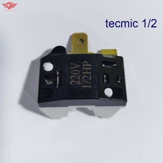 combo 10 cái tecmic tủ lạnh Rơ le Tecmic Block Tủ Lạnh 1/2hp Relay Tecmit bảo vệ máy nén/ Termit /Termic 1/2hp