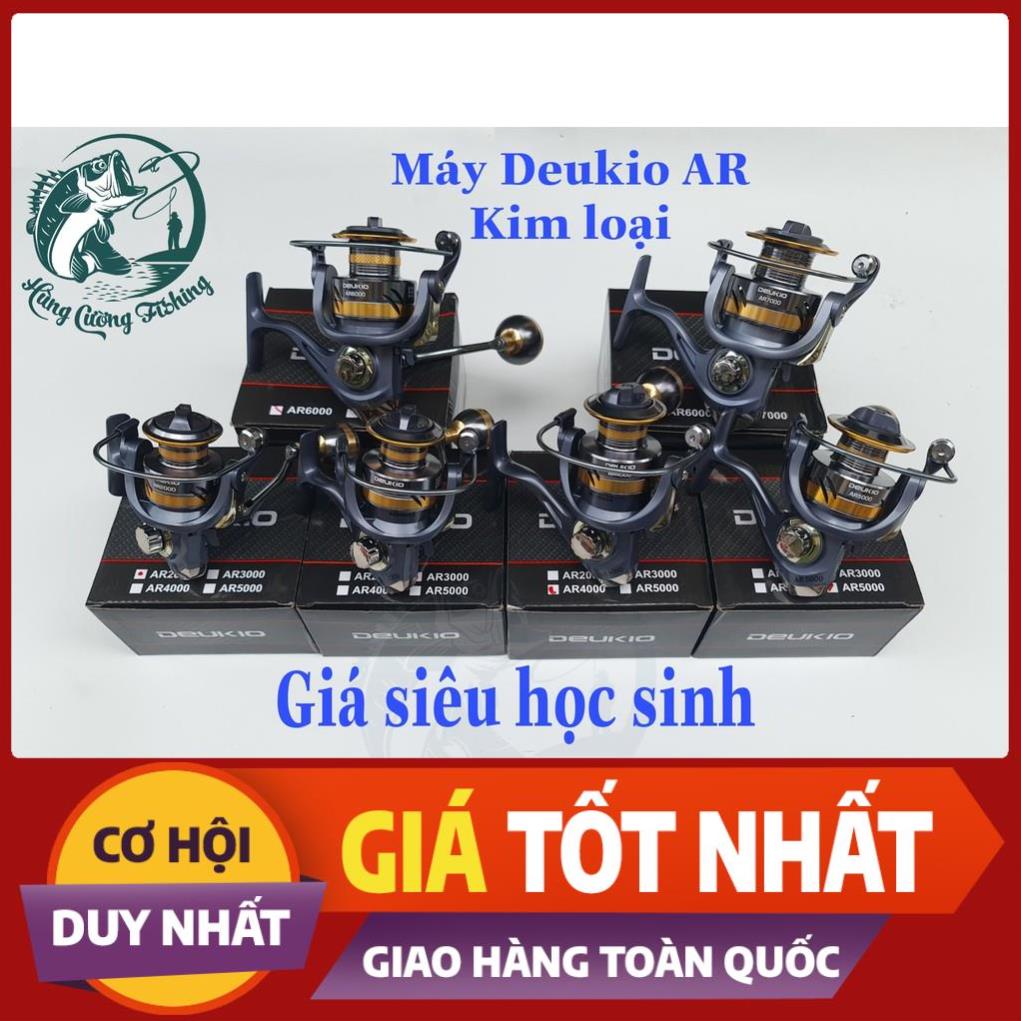 Máy Câu Cá Deukio AR Độ Núm Tròn _Full Kim Loại_ Cực Chất,Siêu Khỏe - Đồ câu uy tín số 1