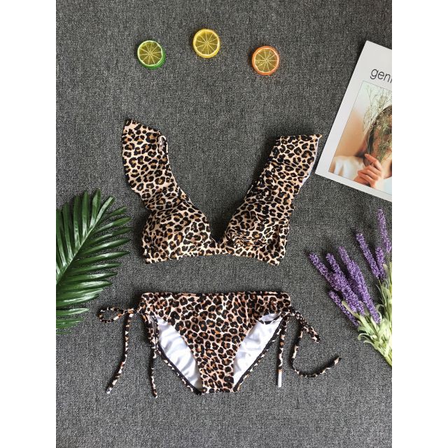 Bikini cánh tiên da beo