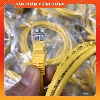 Dây mạng cat5e bấm sẵn 8 lõi dài 1.5m vàng[giá hủy diệt
