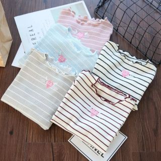 Áo len tăm cực xinh cho bé gái