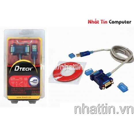 Dây USB to 2 RS232 (USB to 2 com) DTECH - DT5024