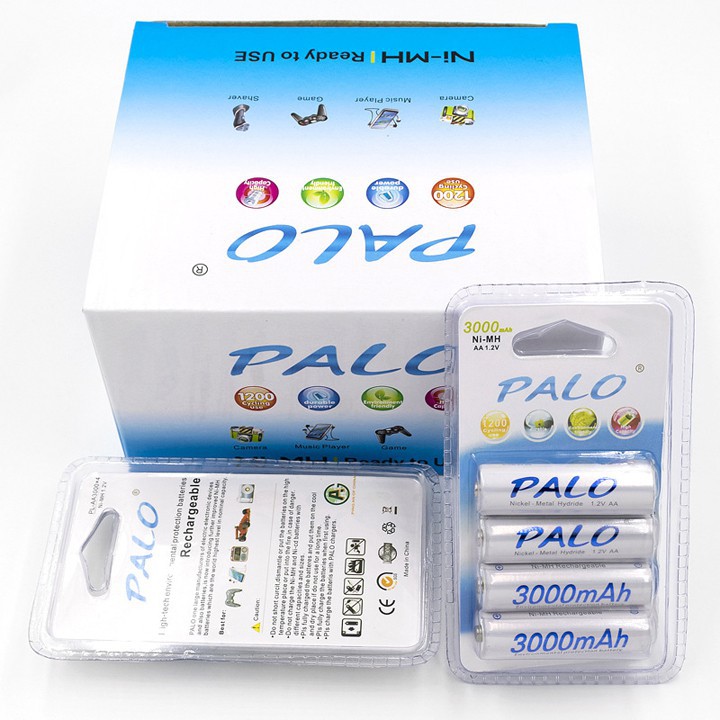 Pin sạc 2A - 3A Palo chính hãng