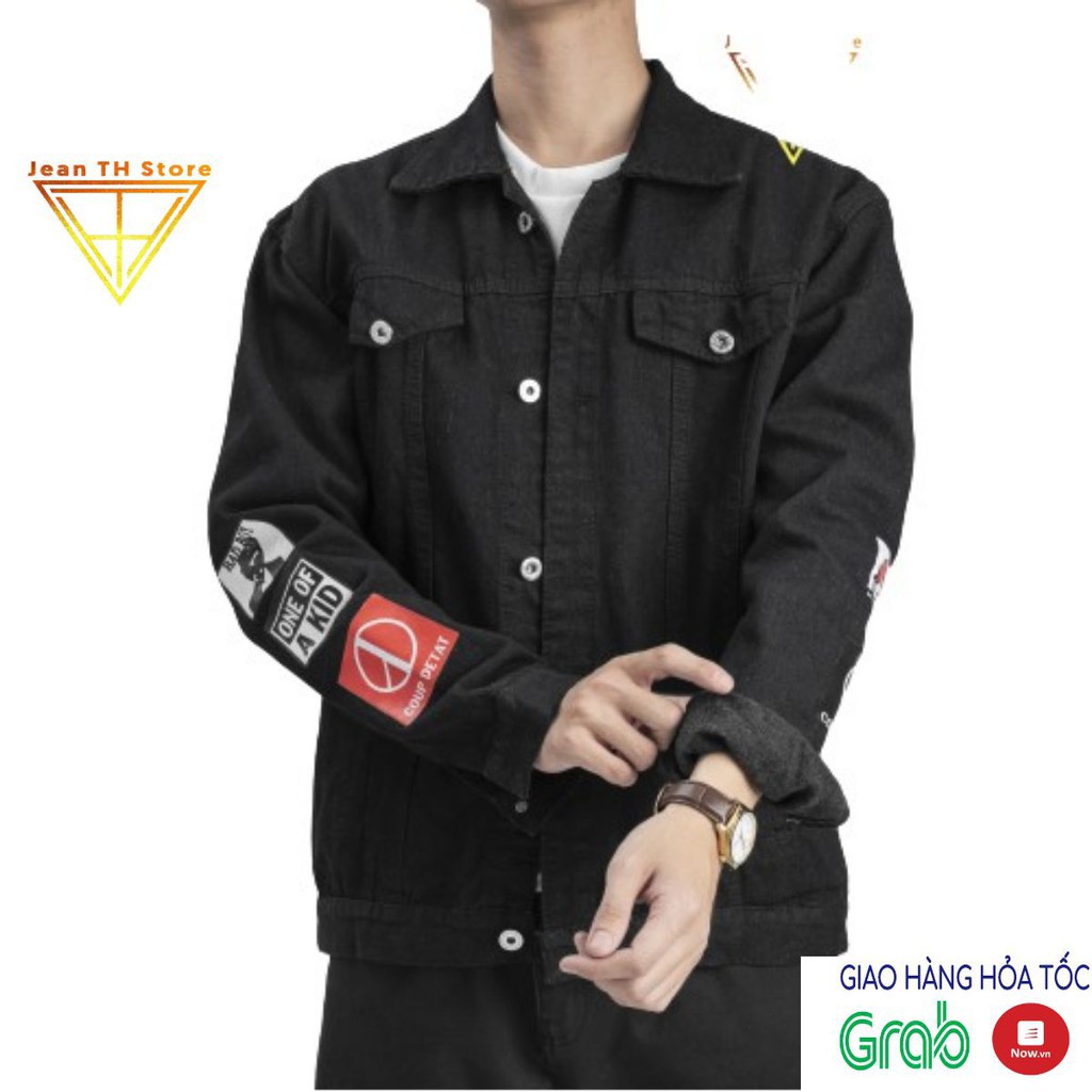 áo nam Áo khoác jean unisex nam nữ TH Store G-dragon thời trang trẻ trung phong cách ulzzang chống nắng