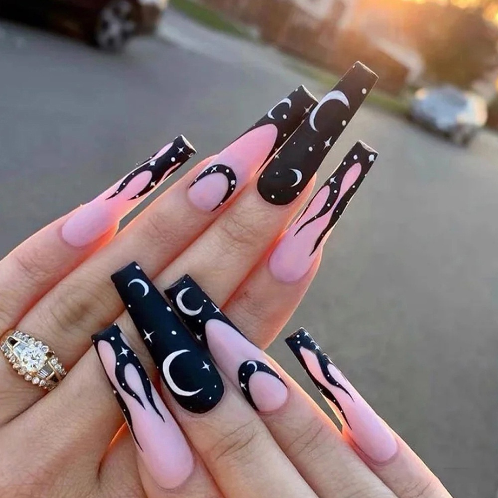 Set 24 Móng Tay Giả 3513 3D Trang Trí Móng Tay