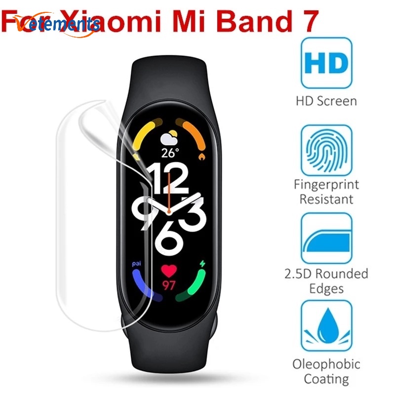 Miếng Dán Bảo Vệ Màn Hình Chống Trầy Mềm Cong Cho Xiaomi Mi Band 7 7NFC/ Smart Watch
