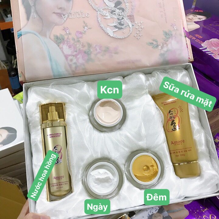 BỘ KEM AMORE 5IN1