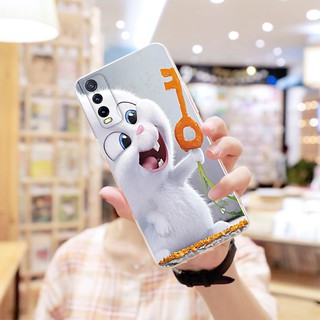 Ốp điện thoại bảo vệ chống va đập họa tiết hoạt hình dễ thương cho VIVO Y20/Y20I