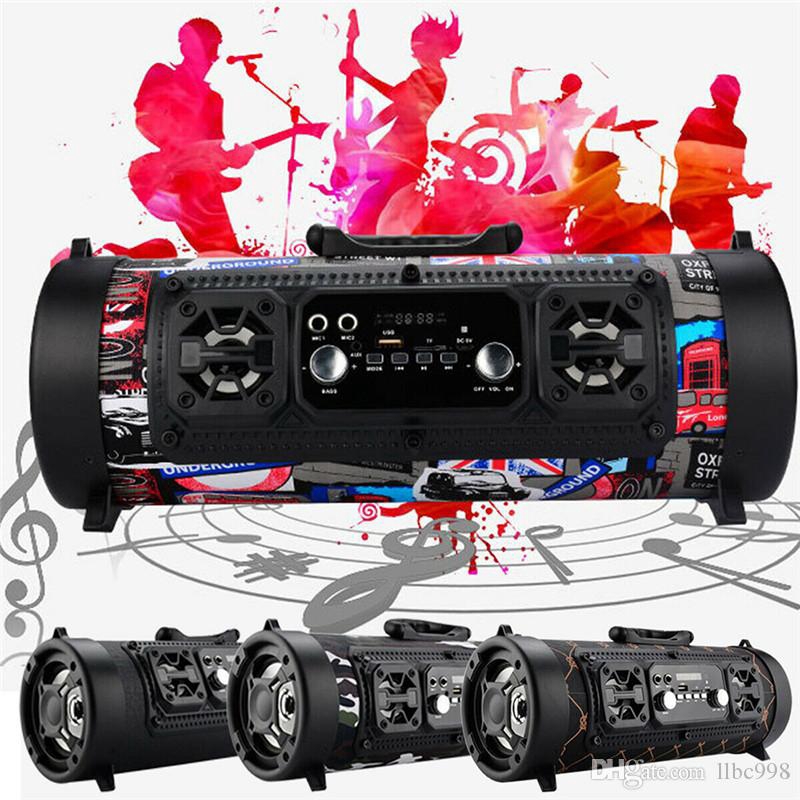 Portable Speakers CH-M17 Wireless Bluetooth Subwoofer Multifunctional LED Light Support TF Card