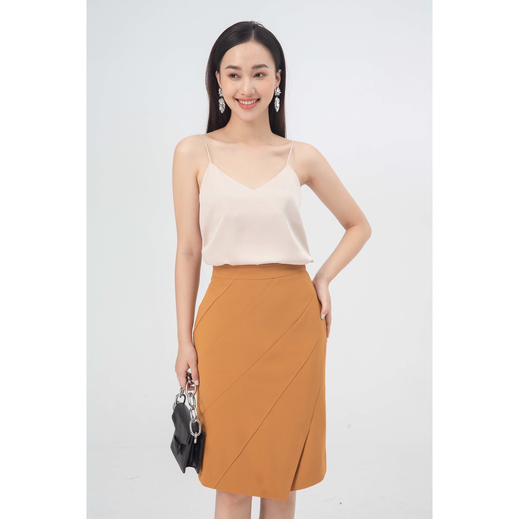 [NHẬP WABRTL5 GIẢM 10% TỐI ĐA 50K ĐH 250K ]Áo hai dây kiểu dáng suông nữ IVY moda MS 12P0156