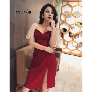 Đầm Dự Tiệc Cổ Tim Phối Lưới Sang Trọng, Đầm Dự Tiệc Body Cao cấp Giá Rẻ Nhất