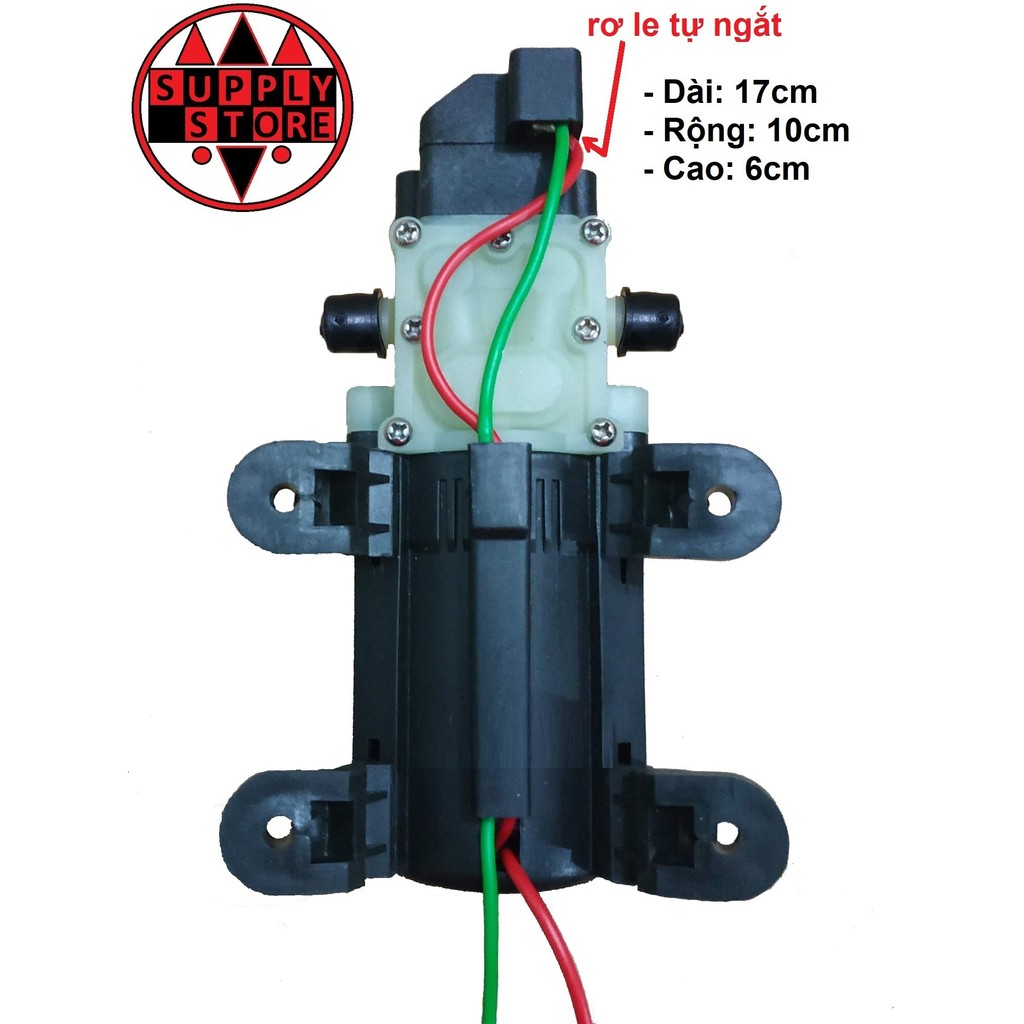 Combo 2 máy bơm nước mini 12v áp lực - bơm tăng áp mini 12v