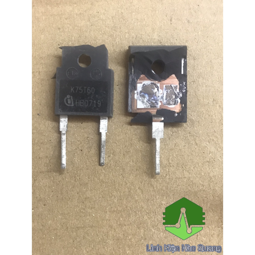 Sò MÁY HÀN IGBT K75T60 75T60 75A 600V TO-247 THÁO MÁY CHÍNH HÃNG