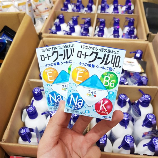 Nhỏ mắt Rohto Vita 40 Nhật Bản bổ sung Vitamin (12ml)