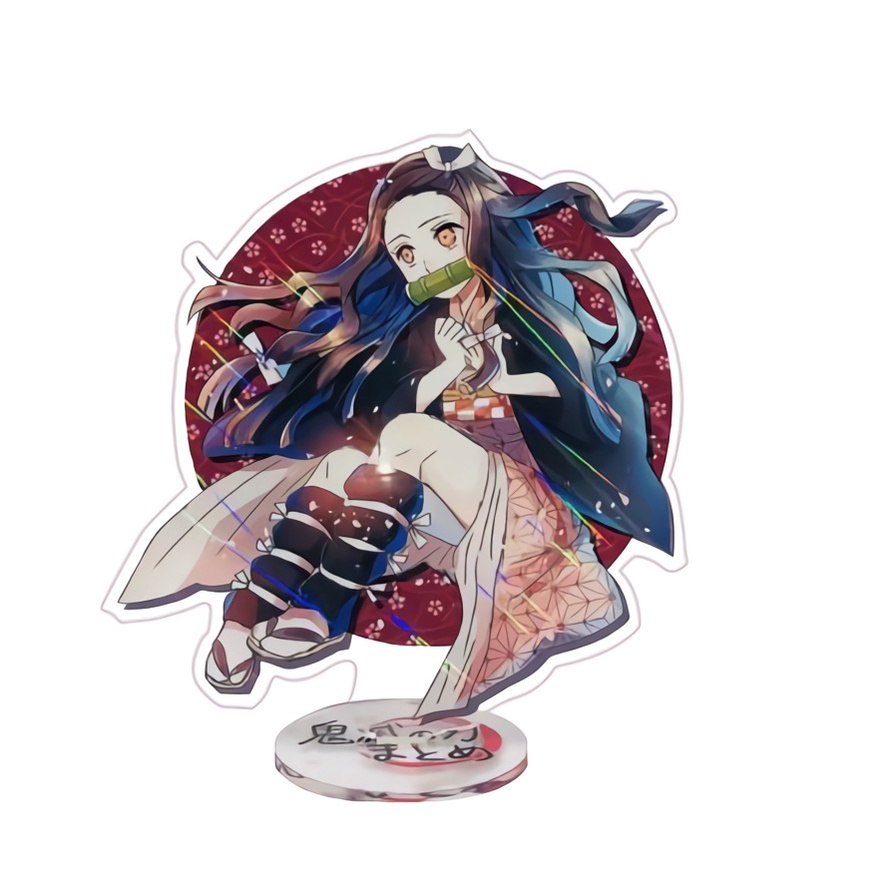 STANDEE KIMETSU NO YAIBA - Thanh Gươm Diệt Quỷ Demon Slayer mô hình in hình anime chibi trang trí trưng bày mẫu mới