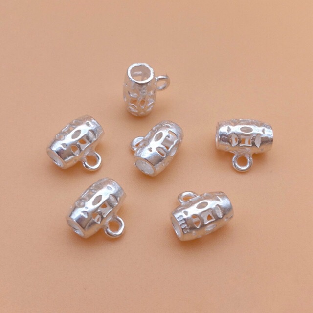 ✅ BÁN SỈ ✅ Charm ống treo bạc hàng đẹp - Bạc xịn loại 1, PH142