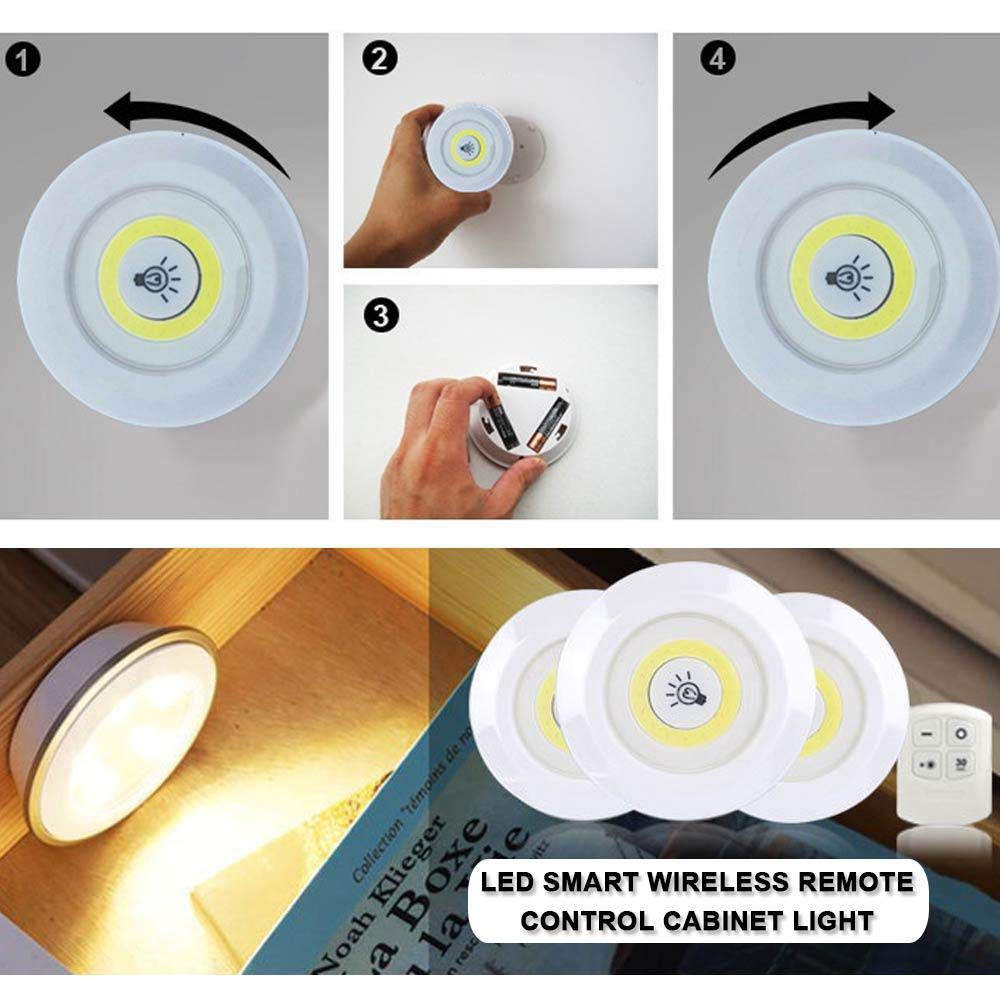 Đèn Led Đa Năng 💥Có Điều Khiển Từ Xa💥 Đèn Dán Tường Cao Cấp - Đèn LED Dán Tủ Quần Áo