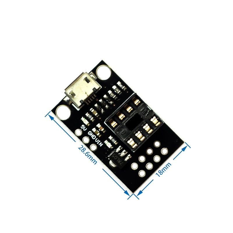 Bảng Mạch Lập Trình Phát Triển T42 Attiny13A / Attiny25 / Attiny45 / Attiny85