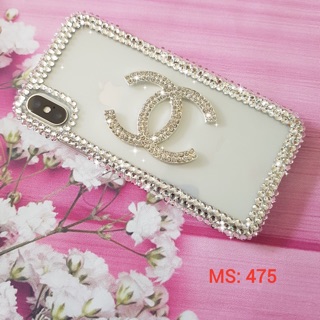 Ốp dẻo handmade đính đá thủ công ms 476
