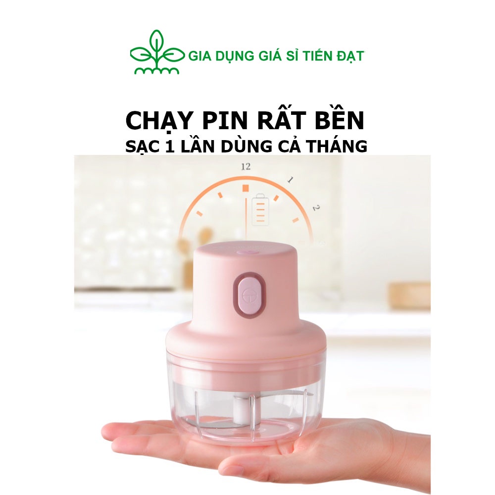 Máy Xay Ăn Dặm, Xay Cháo Chăm Sóc Trẻ Em, Người Già, 250 ml, Lưỡi Dao 3 Cánh Inox