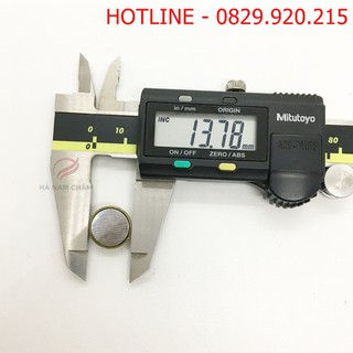 Nam châm 1 mặt kích thích phi 15mm dày 2mm -  kèm sắt