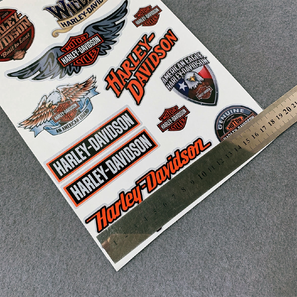 Miếng Dán Logo Harley-Davidson Trang Trí Xe Mô Tô