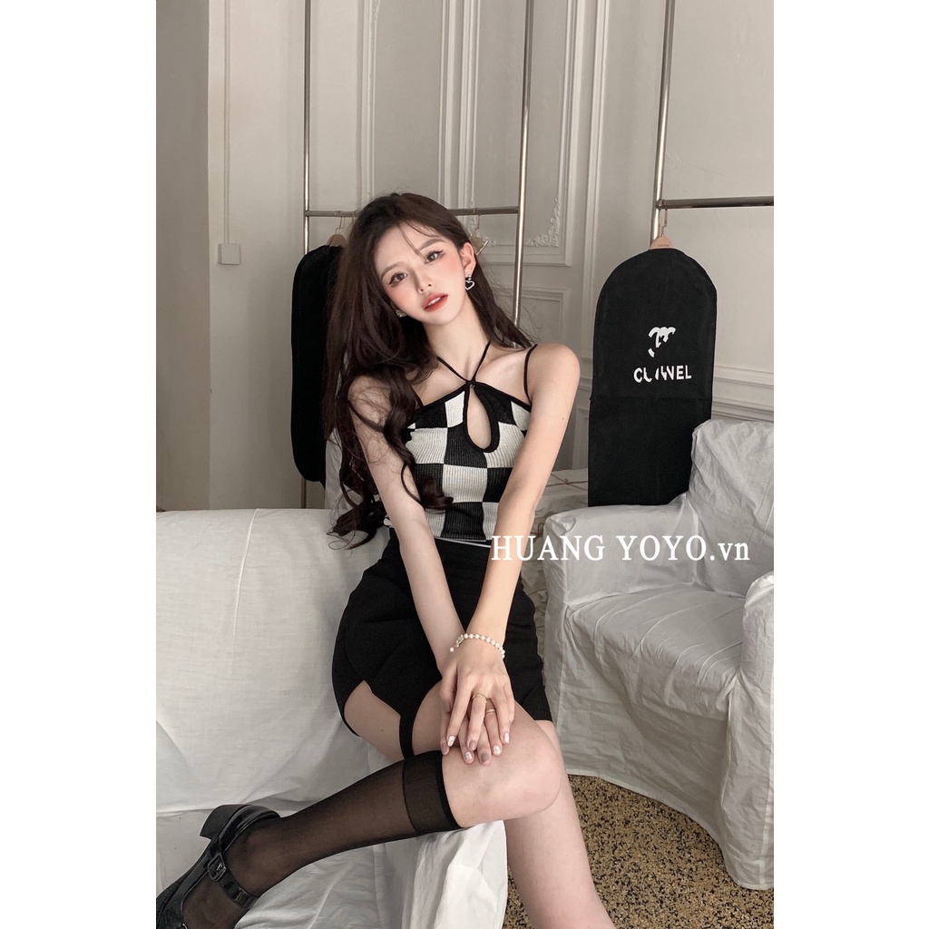 Đầm Hai Dây Dáng Ôm Hở Lưng Quyến Rũ Thời Trang Hàn Quốc