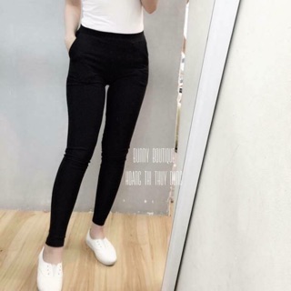 Quần legging hai túi xéo hàng xuất chuẩn