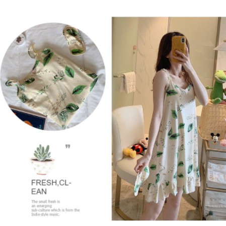 🌹FREESHIP🌹 Váy ngủ 2 dây - váy ngủ chất liệu siêu mát HOT nhất hè 2021 | BigBuy360 - bigbuy360.vn