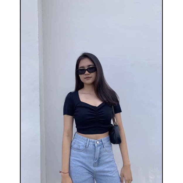Chất Liệu Sườn Cao Cấp Dinda top ~ Phong Cách Hàn Quốc / | BigBuy360 - bigbuy360.vn