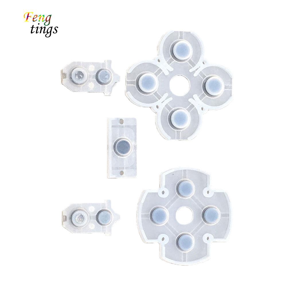 ✌ FT ✌ Game Replacement Parts Gamepad Button Controller Conductive Pads for SONY PS4