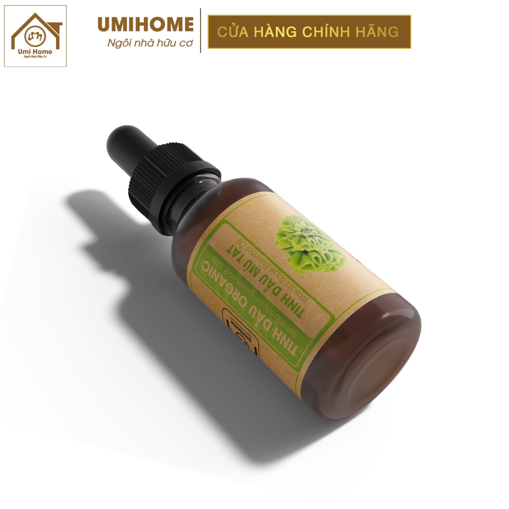 Tinh dầu Mù Tạt hữu cơ UMIHOME 10ml nguyên chất