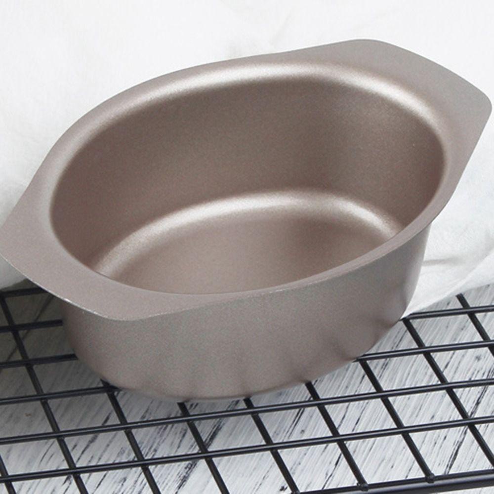 Khuôn Nướng Bánh Mì Hình Oval Bằng Thiếc Chống Dính Tiện Dụng Cho Nhà Bếp