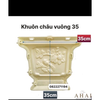 Khuôn đúc chậu vuông 35