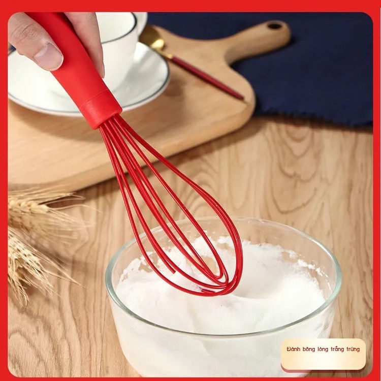 ✌ஐ☋Máy đánh trứng silicone của Đức trộn gia dụng kem thủ công