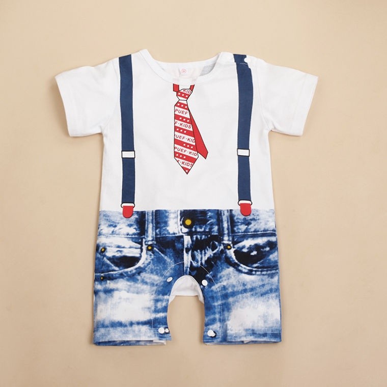 ღ♛ღNEW Baby Boys Kids Newborn Overalls Romper Shorts Jumpsuit Outfit Clothing Set 3-24 Months