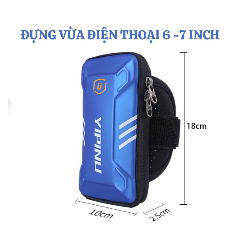 Bao đeo tay đựng điện thoại chạy bộ chống nước phản quang thể thao YIPINU YA18