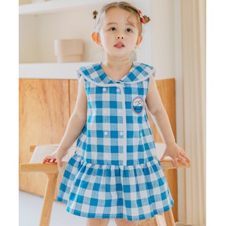 Đầm bé gái xuất khẩu Bebezoo thủy thủ