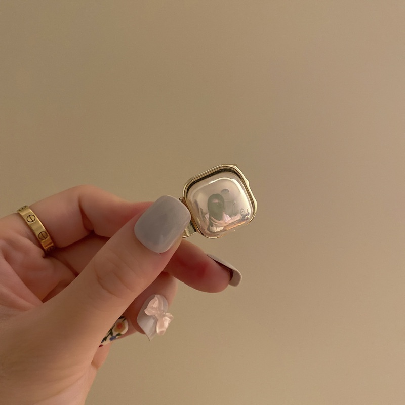 Kẹp Tóc Mái Mini Bằng Kim Loại Chất Lượng Cao Thời Trang Mùa Hè Cho Nữ