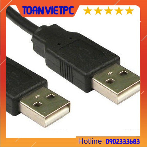 Dây cáp USB 2 đầu đực đen 3m( hai đầu dương)
