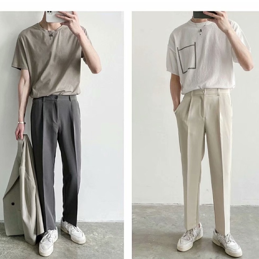 Quần baggy nam BAGGY ống rộng vải Hàn cao cấp, co giãn phân loại tây âu Premium thời trang BAGGY UNISEX