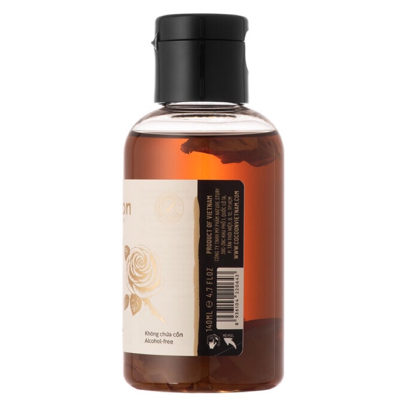 Nước hoa hồng Cocoon toner cấp ẩm và làm cho da mềm mại sáng mịn dung tích 140ml, 310ml hàng Việt Nam chất lượng cao