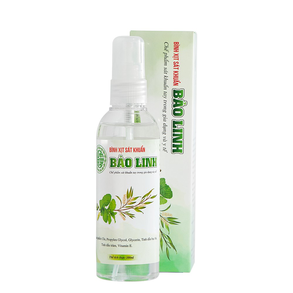 Bình Xịt Sát Khuẩn Tinh Dầu Bảo Linh 60ml - Hoàn toàn thiên nhiên, an toàn, tiện dụng [ZONESHOP]
