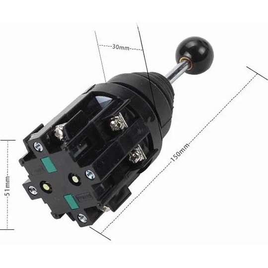 Công tắc gạt 2 vị trí, 4 vị trí nhả và giữ - Công tắc hành trình Monolever Switch