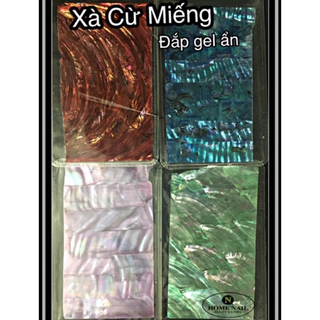 Xà Cừ Miếng ( đắp gel ẩn)