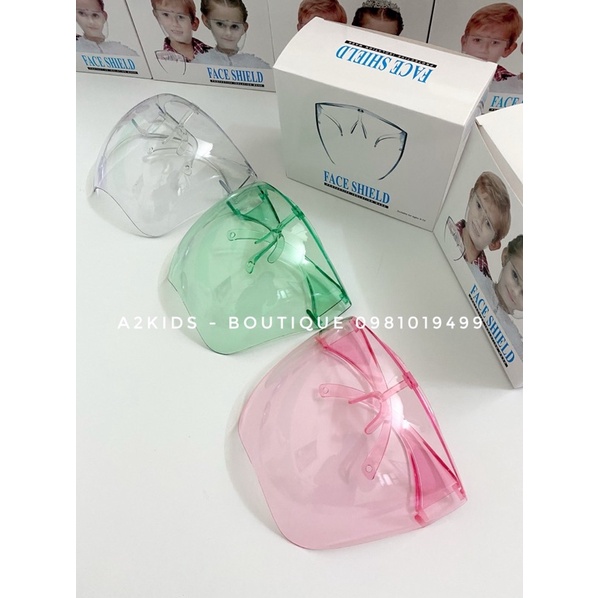 [CHÍNH HÃNG] Kính chắn giọt bắn TRẺ EM che hết mặt FACE SHIELD KID chống giọt bắn phòng dịch