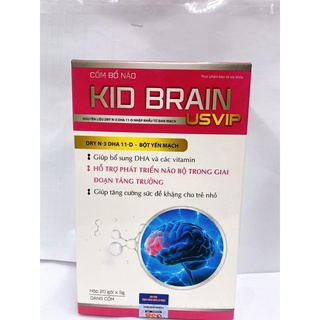 Cốm bổ não Kid BRAIN USVIP (hộp 20 gói)