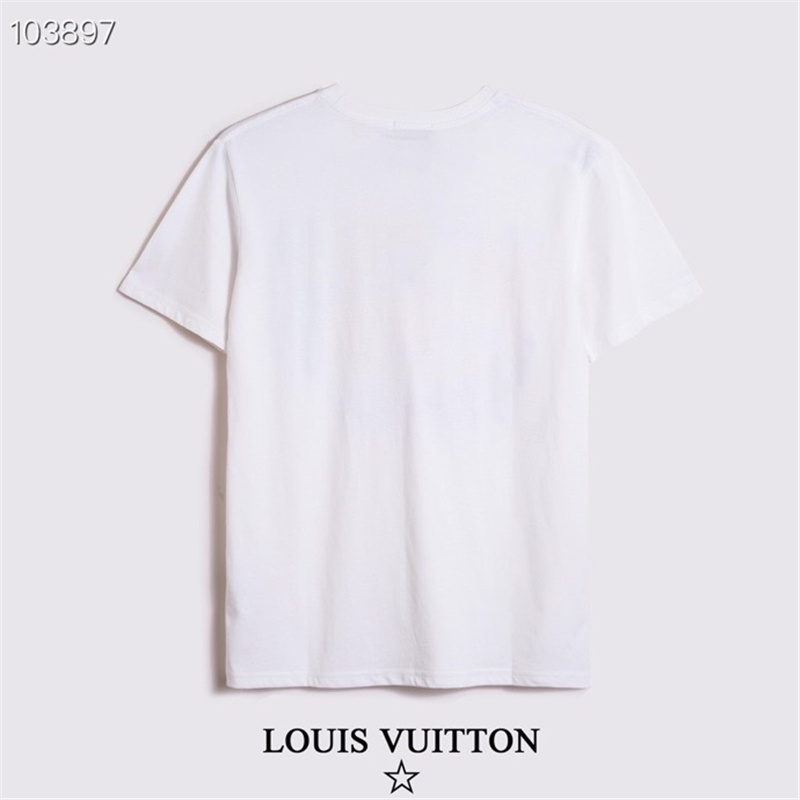 Áo thun ngắn tay cổ tròn in hình gấu phản quang LV thời trang cho cặp đôi mã 2262