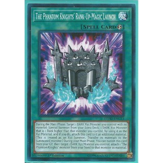 Lá bài thẻ bài Yugioh LEHD -ENC13 The Phantom Knights’ Rank-Up-Magic Launch