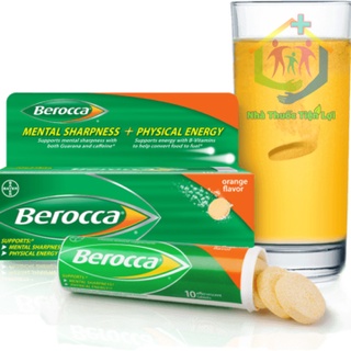 Viên sủi bổ sung vitamin berocca performance hương cam 10 viên tuýp - ảnh sản phẩm 2